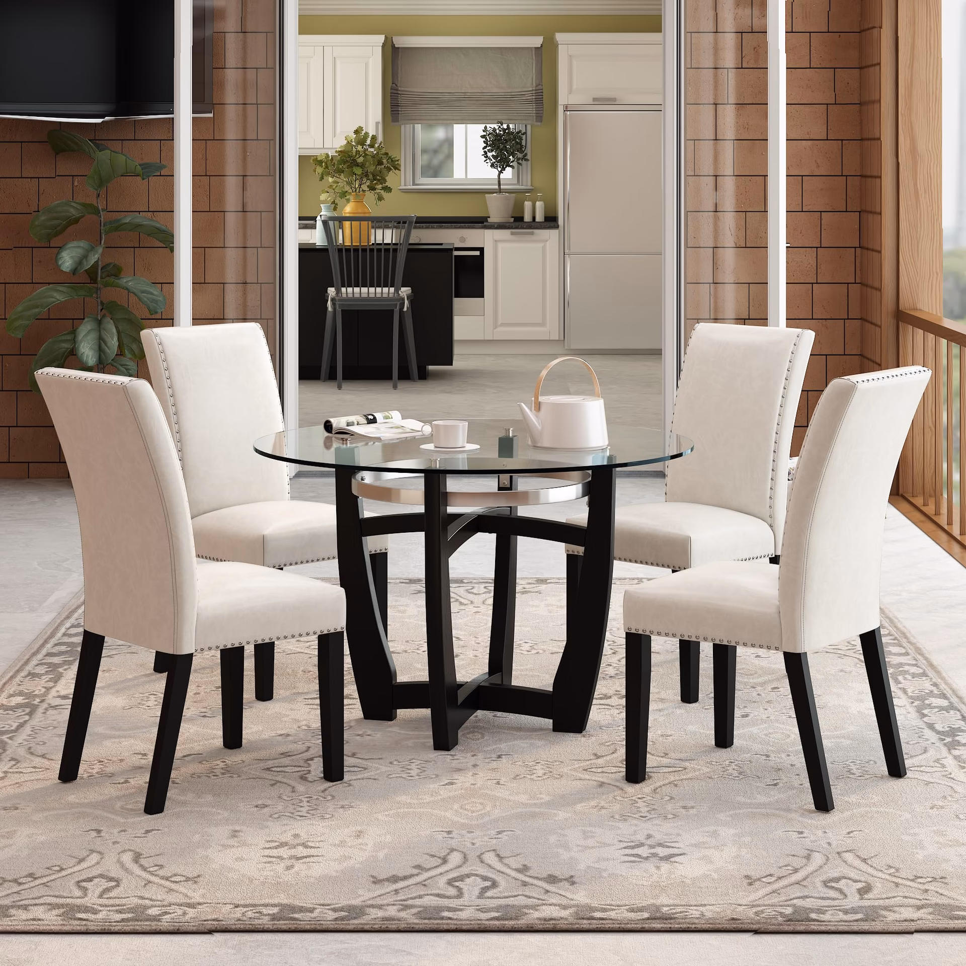 ¿Cómo evitar que una mesa de vidrio se raye?