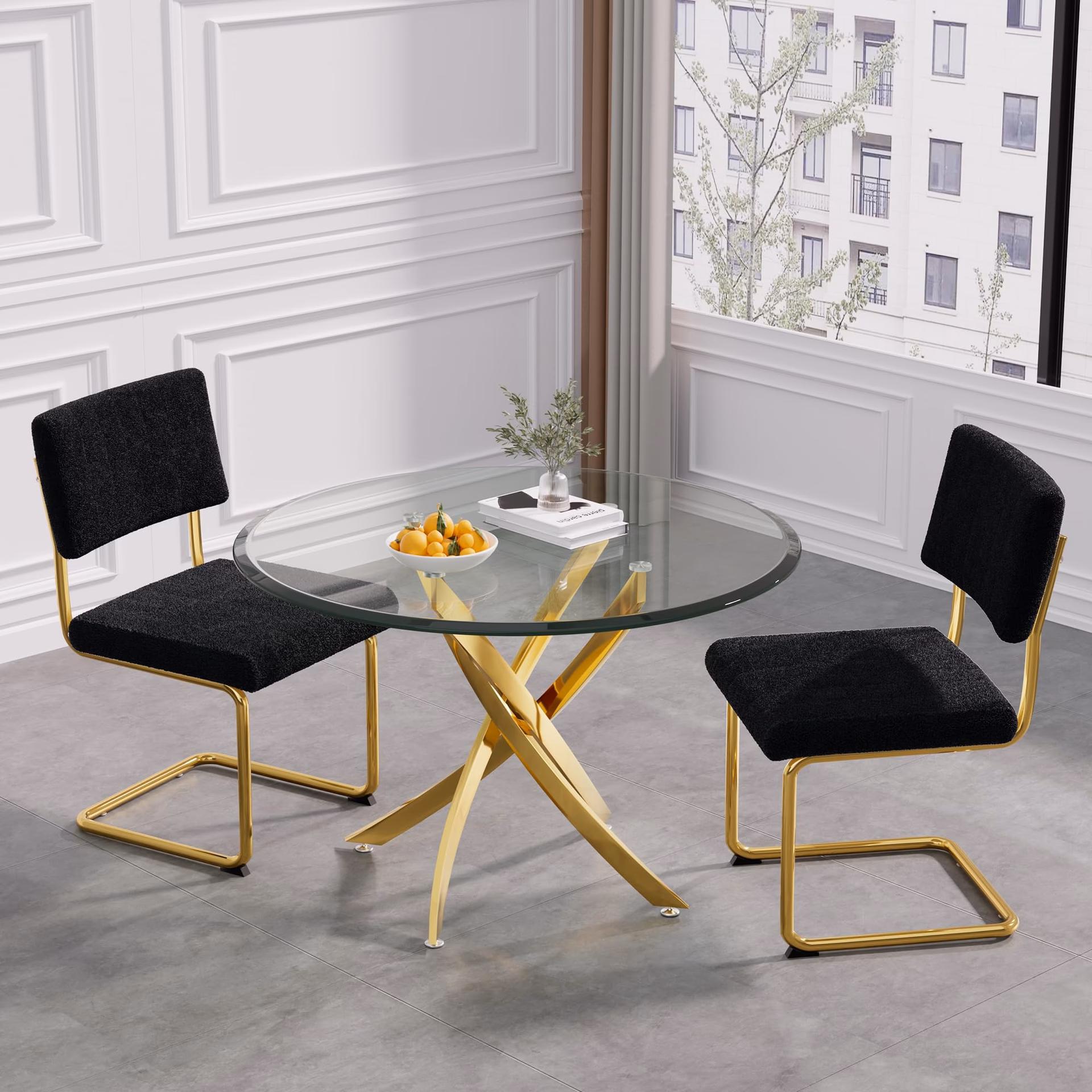¿Qué ocupa más lugar, una mesa redonda o rectangular?
