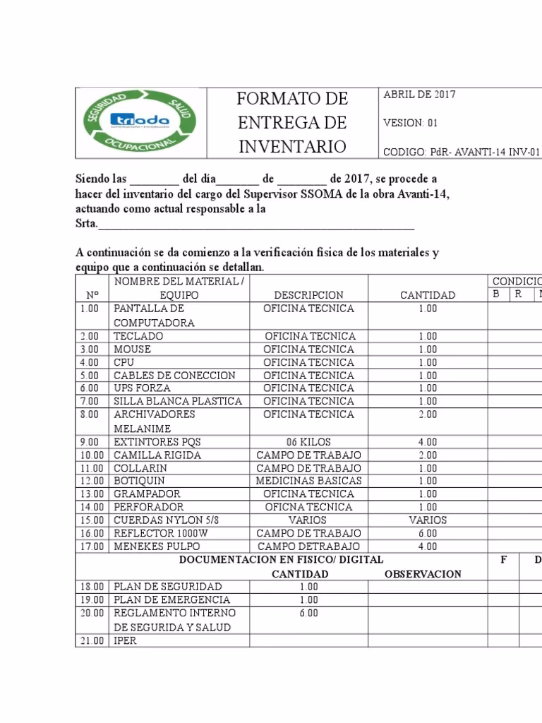 ¿Cómo hacer un inventario de arriendo?