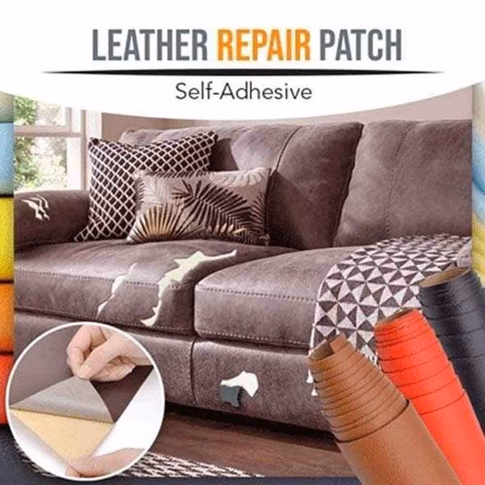 ¿Qué usar para parchar un sofá de cuero?