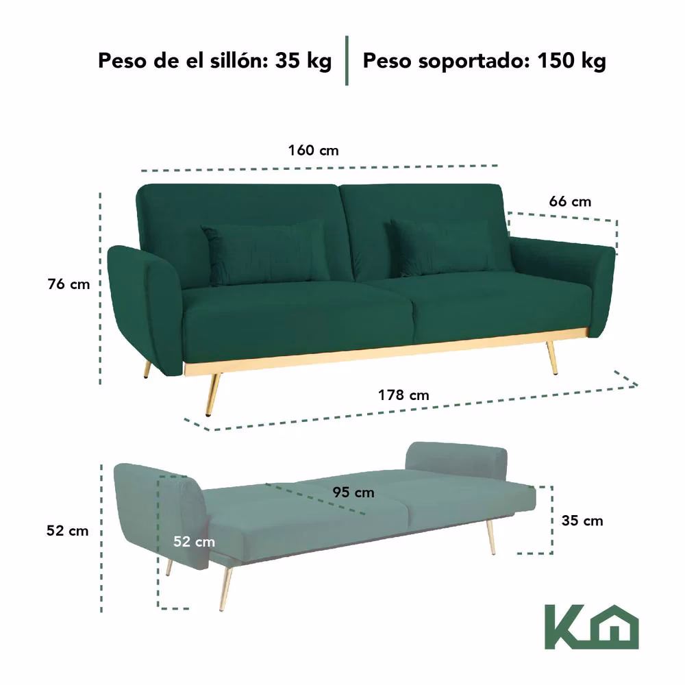 ¿Cuánto pesa un sillón reclinable?