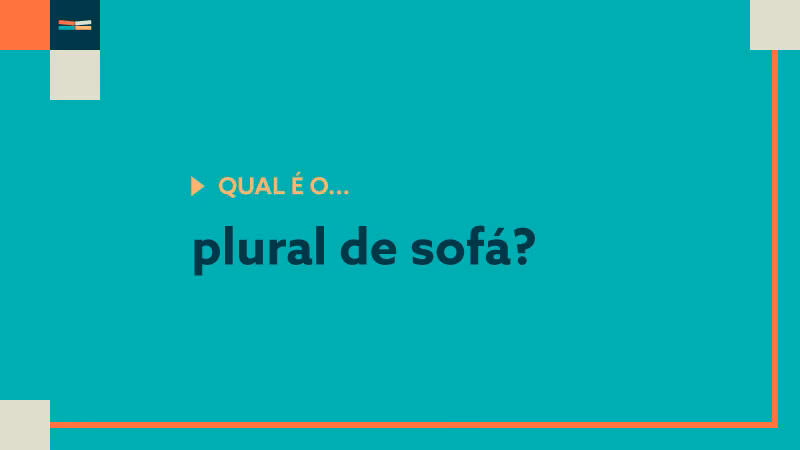 ¿Puede sofá ser plural?