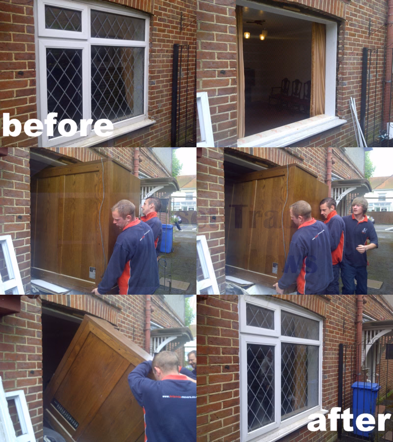 Can you remove the window to get a sofa in?