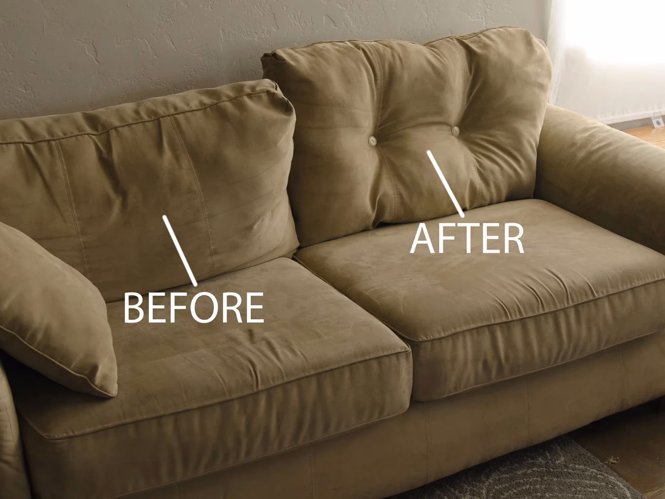 How to plump up a saggy sofa?