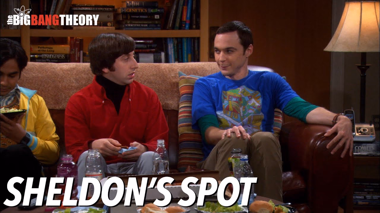 In what episode does Sheldon pop out of the couch?