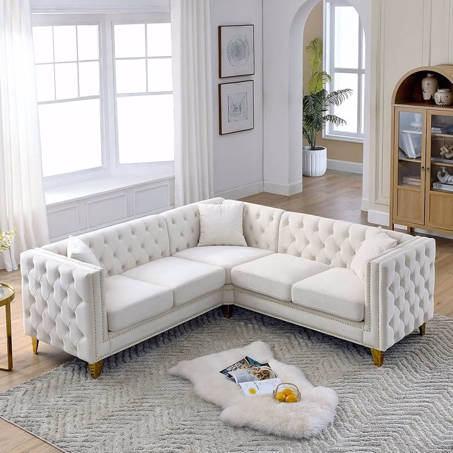 What are the buttons on a Chesterfield called?