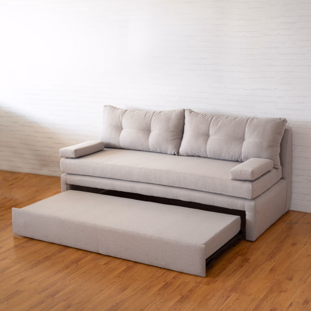 ¿Cuánto mide un sofá cama de 3 puestos?