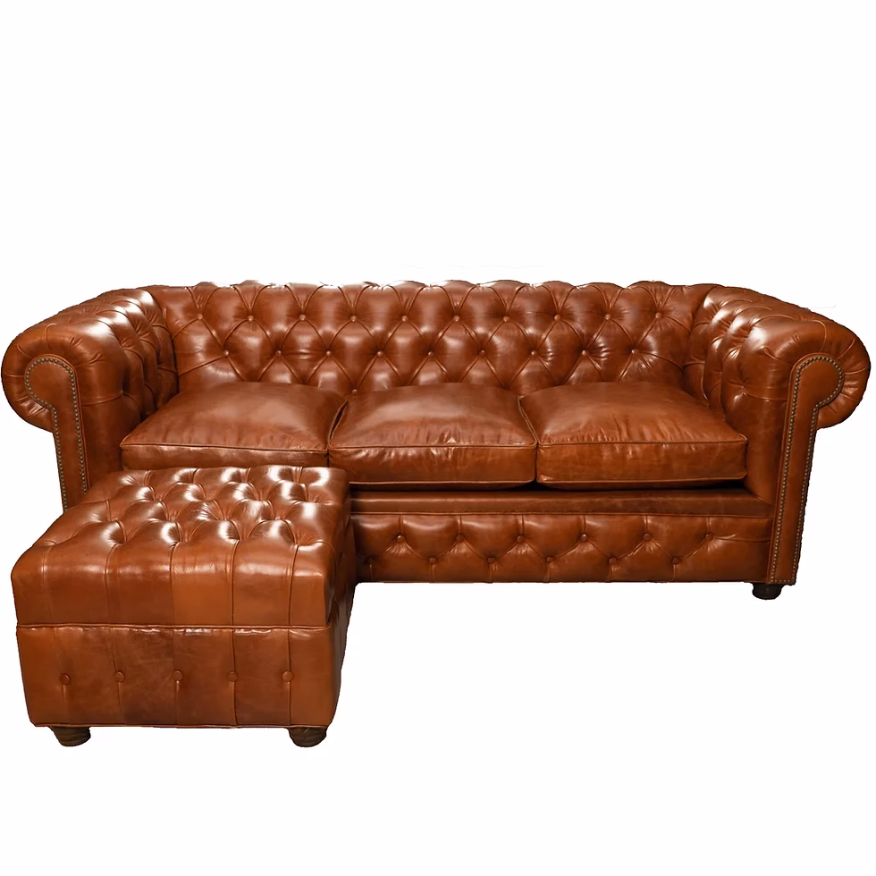 ¿Son cómodos los Chesterfield de cuero?