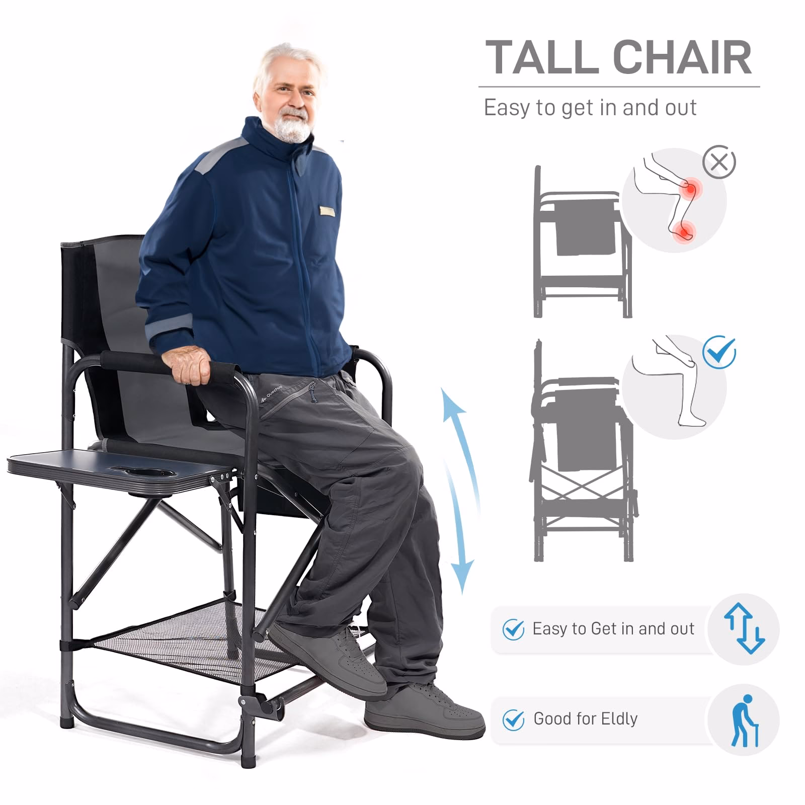 ¿En qué año se fabricó la silla plegable?