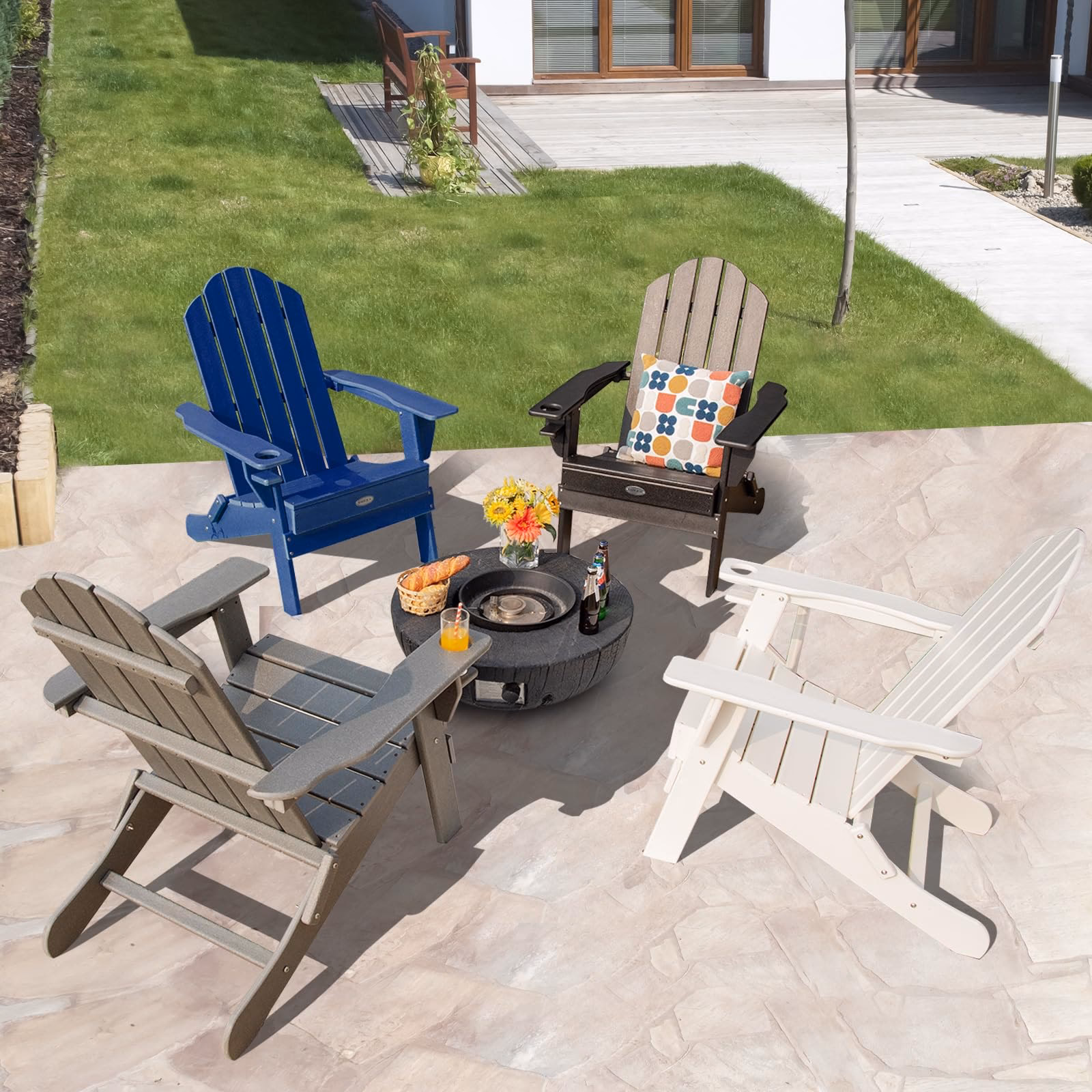 ¿Cuál es la diferencia entre las sillas Muskoka y las sillas Adirondack?