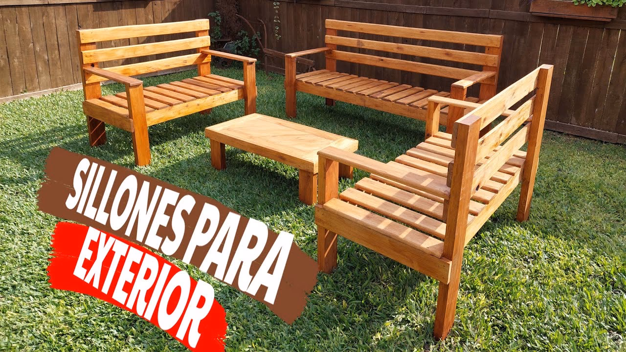 ¿Se pueden dejar las sillas de madera en el exterior?