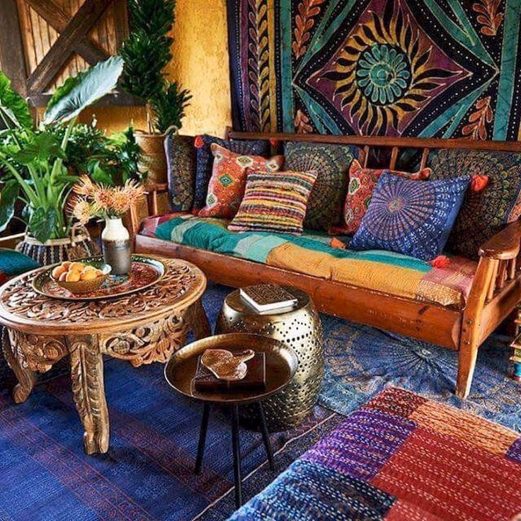 ¿Cómo se llama la tela que usan los hippies?