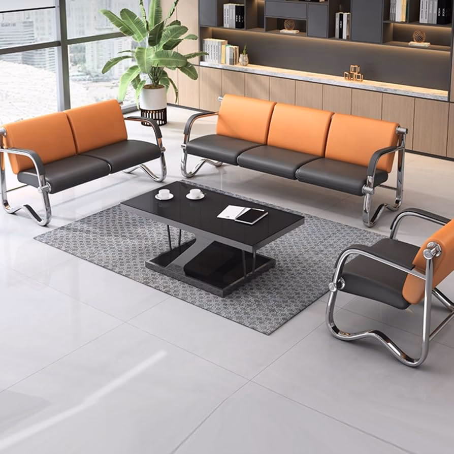 ¿Cuánto mide un sillón de recepción?