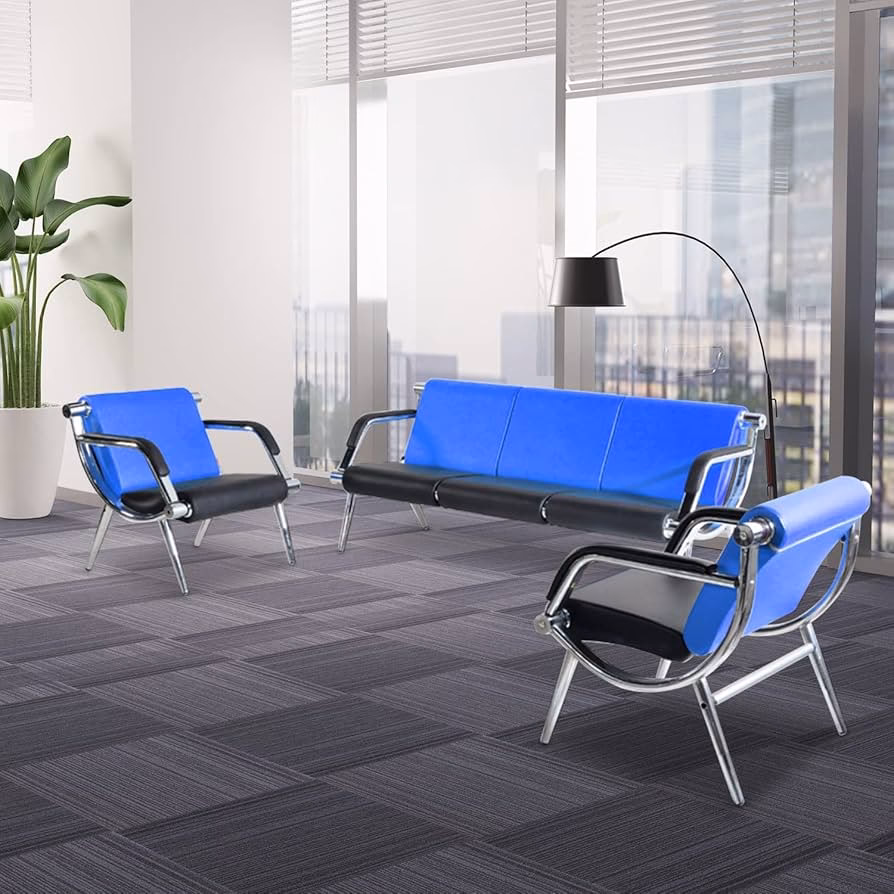 ¿Cuánto mide un sillón de recepción?