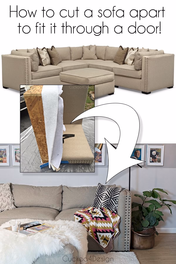 What to use to cut a sofa?