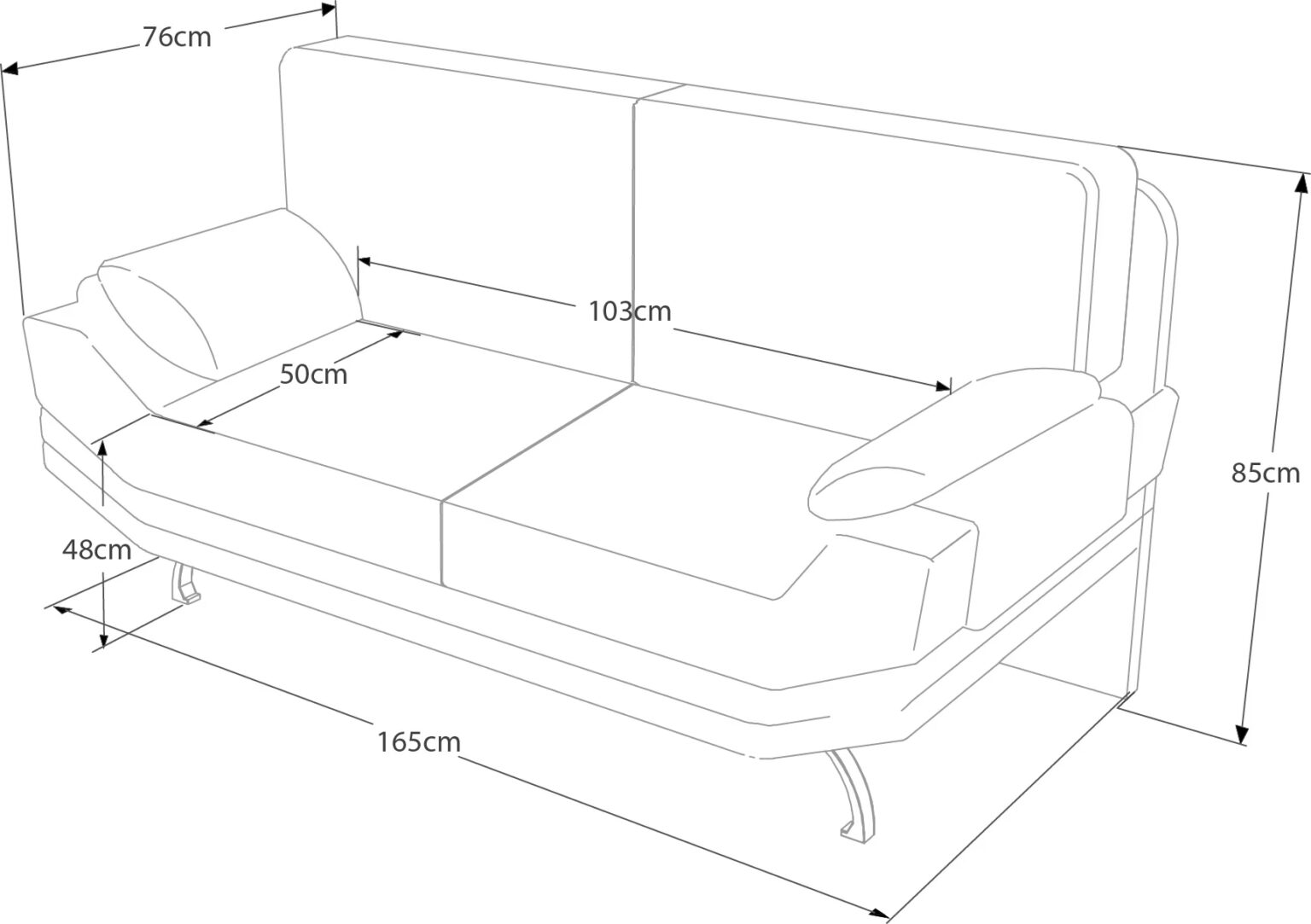 Tamaño Ideal Sofá 2 Plazas: Guía Completa | DIVANI