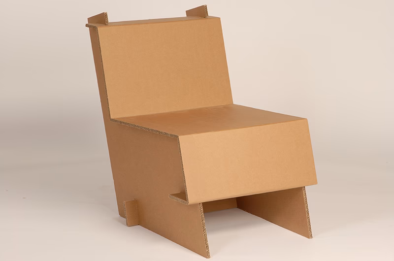 ¿Puedo hacer muebles con cartón?