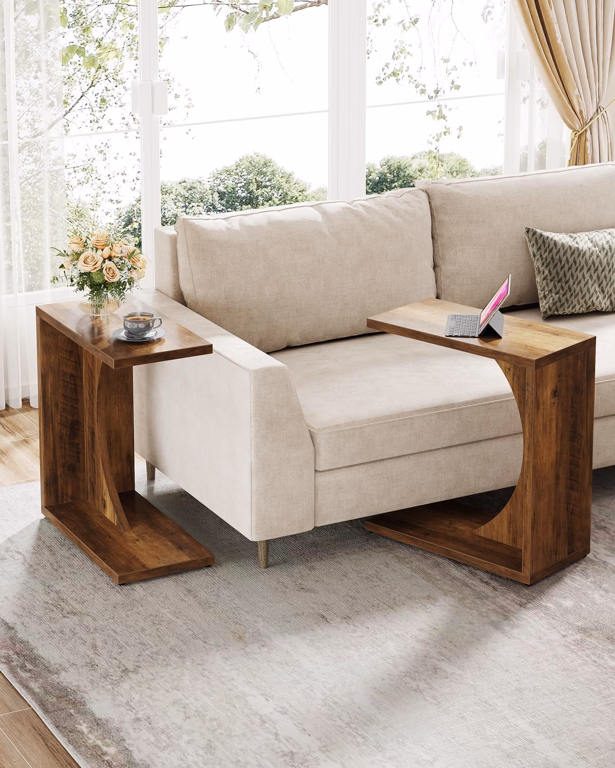 Should you have end tables next to your couch?