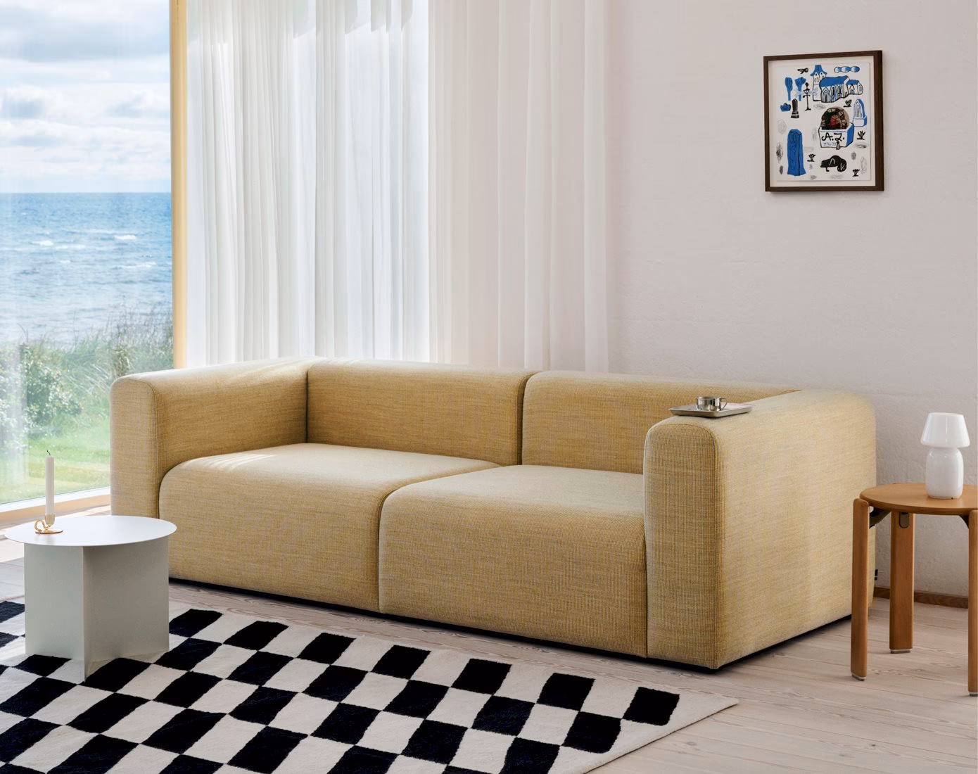 How deep is the hay mags sofa?