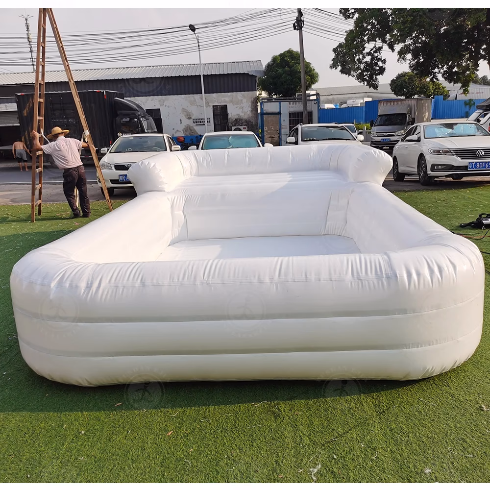 How long can water stay in an inflatable pool?