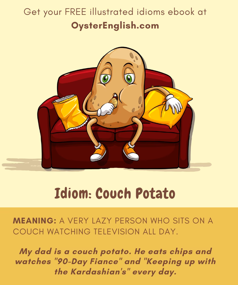 What is the origin of the term couch potato?