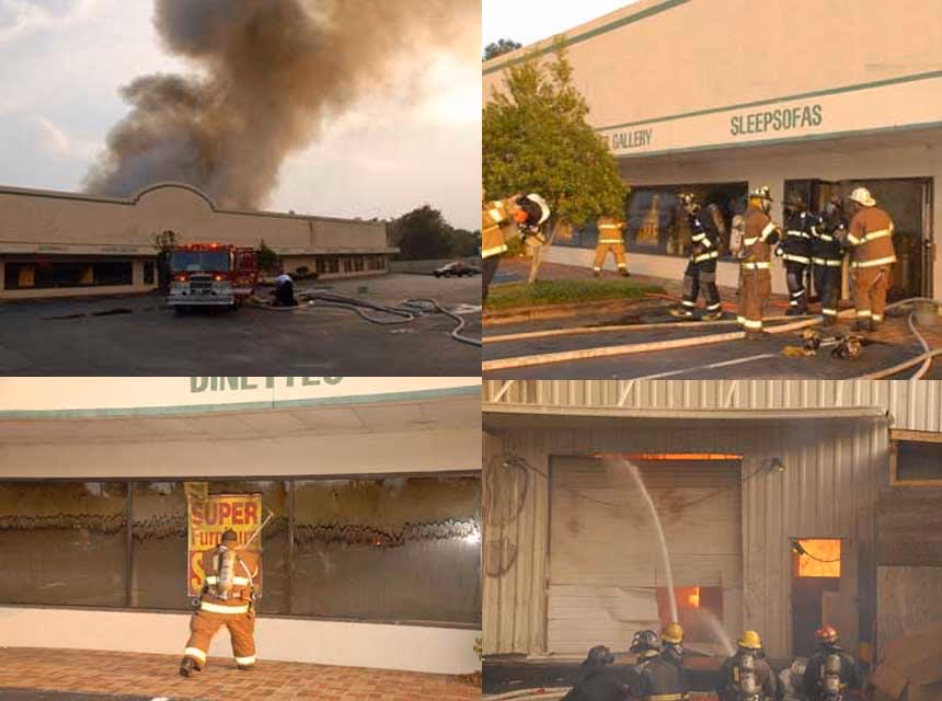 What caused the Sofa Super Store fire?