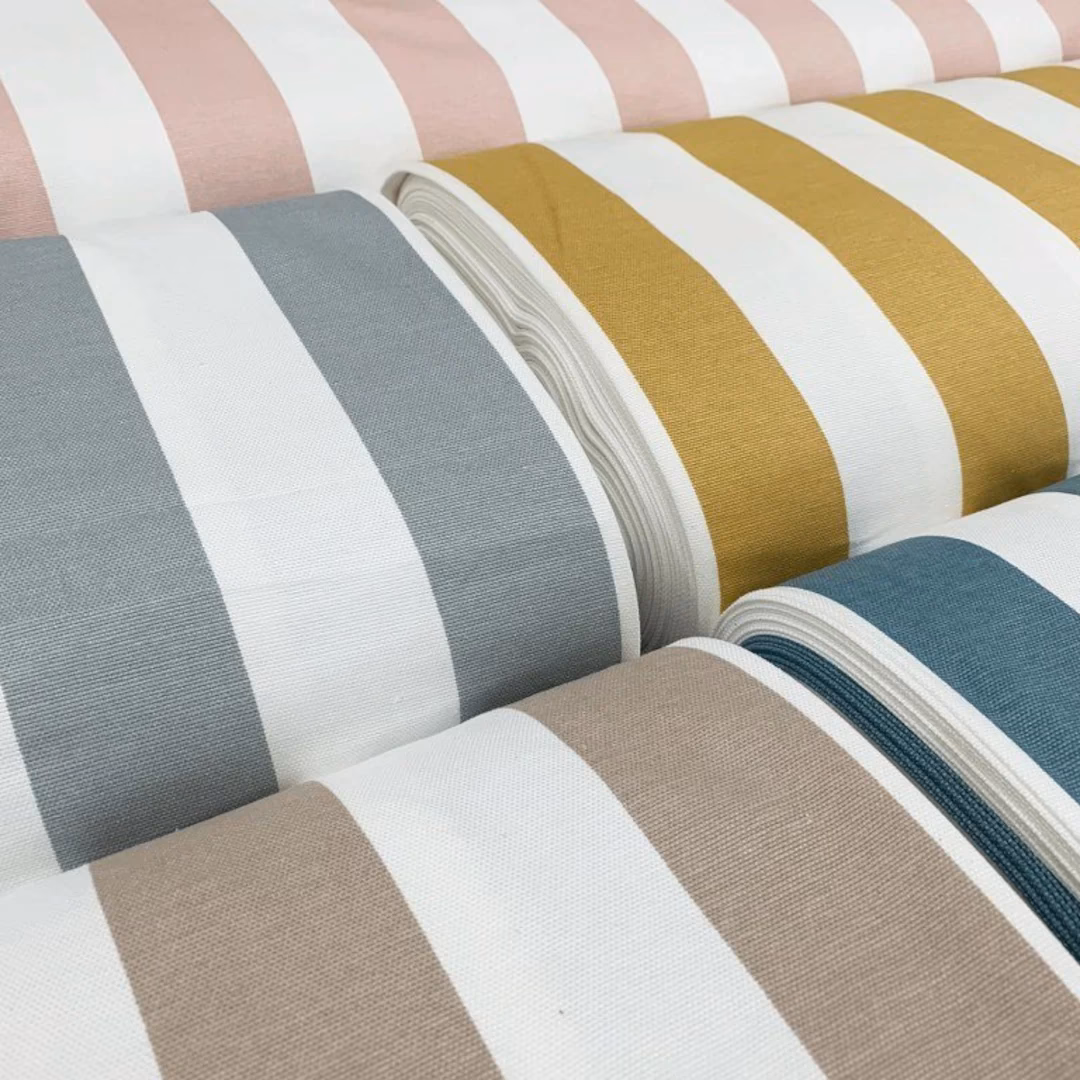 ¿Cómo se llama la tela que tiene rayas?