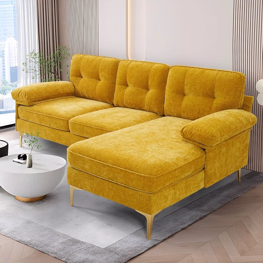Is yellow a good color for a sofa?